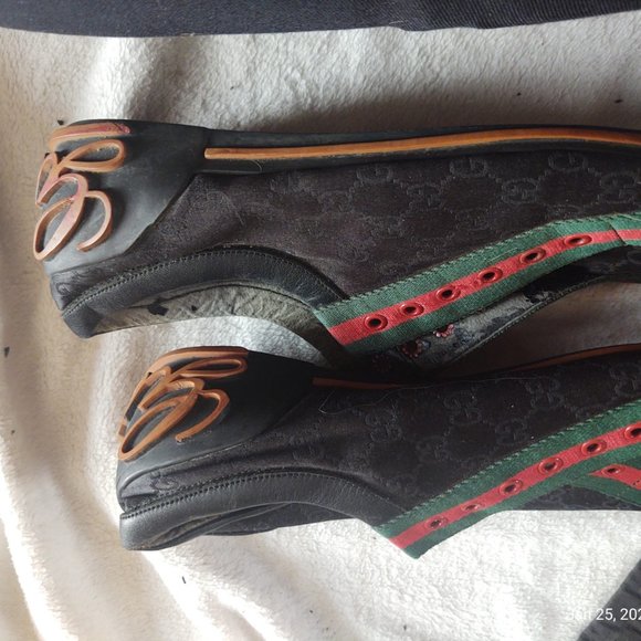 Gucci monogram vintage shoes - Picture 5 of 8